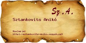 Sztankovits Anikó névjegykártya