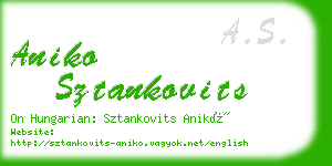 aniko sztankovits business card